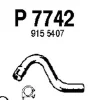 P7742 FENNO Труба выхлопного газа