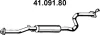 41.091.80 EBERSPÄCHER Средний глушитель выхлопных газов