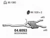 04.6053 ASSO Средний глушитель выхлопных газов