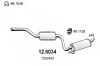 12.6034 ASSO Средний глушитель выхлопных газов