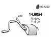 14.6054 ASSO Средний глушитель выхлопных газов