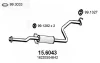 15.6043 ASSO Средний глушитель выхлопных газов