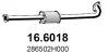 16.6018 ASSO Средний глушитель выхлопных газов