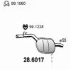 28.6017 ASSO Средний глушитель выхлопных газов