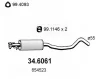34.6061 ASSO Средний глушитель выхлопных газов