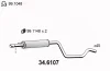 34.6107 ASSO Средний глушитель выхлопных газов
