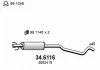 34.6116 ASSO Средний глушитель выхлопных газов
