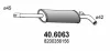40.6063 ASSO Средний глушитель выхлопных газов