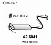 42.6041 ASSO Средний глушитель выхлопных газов