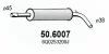 50.6007 ASSO Средний глушитель выхлопных газов
