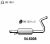 54.6008 ASSO Средний глушитель выхлопных газов