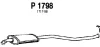 P1798 FENNO Средний глушитель выхлопных газов