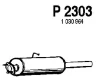 P2303 FENNO Средний глушитель выхлопных газов