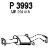 P3993 FENNO Средний глушитель выхлопных газов