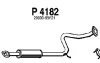 P4182 FENNO Средний глушитель выхлопных газов