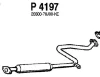 P4197 FENNO Средний глушитель выхлопных газов