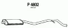 P4802 FENNO Средний глушитель выхлопных газов