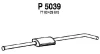 P5039 FENNO Средний глушитель выхлопных газов