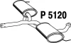 P5120 FENNO Средний глушитель выхлопных газов