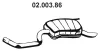 02.003.86 EBERSPÄCHER Глушитель выхлопных газов конечный