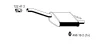 341035 ERNST Глушитель выхлопных газов конечный