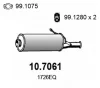 10.7061 ASSO Глушитель выхлопных газов конечный