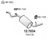 12.7034 ASSO Глушитель выхлопных газов конечный