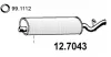 12.7043 ASSO Глушитель выхлопных газов конечный