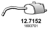 12.7152 ASSO Глушитель выхлопных газов конечный