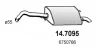 14.7095 ASSO Глушитель выхлопных газов конечный
