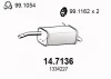 14.7136 ASSO Глушитель выхлопных газов конечный