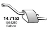 14.7153 ASSO Глушитель выхлопных газов конечный