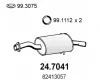 24.7041 ASSO Глушитель выхлопных газов конечный
