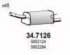 34.7126 ASSO Глушитель выхлопных газов конечный