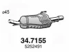 34.7155 ASSO Глушитель выхлопных газов конечный