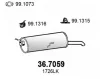 36.7059 ASSO Глушитель выхлопных газов конечный