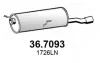 36.7093 ASSO Глушитель выхлопных газов конечный