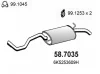 58.7035 ASSO Глушитель выхлопных газов конечный