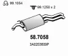 58.7058 ASSO Глушитель выхлопных газов конечный