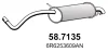 58.7135 ASSO Глушитель выхлопных газов конечный