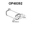 OP40392 VENEPORTE Глушитель выхлопных газов конечный