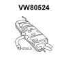 VW80524 VENEPORTE Глушитель выхлопных газов конечный