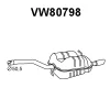VW80798 VENEPORTE Глушитель выхлопных газов конечный