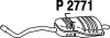 P2771 FENNO Глушитель выхлопных газов конечный