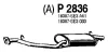 P2836 FENNO Глушитель выхлопных газов конечный