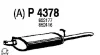 P4378 FENNO Глушитель выхлопных газов конечный