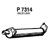 P7314 FENNO Глушитель выхлопных газов конечный