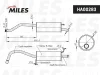 HA00283 MILES Глушитель выхлопных газов конечный