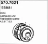 570.7021 ASSO Средний / конечный глушитель ОГ