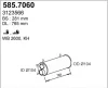 585.7060 ASSO Средний / конечный глушитель ОГ